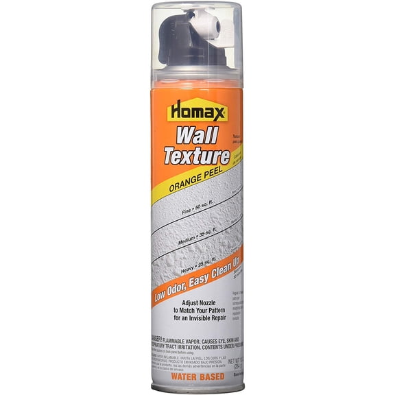Homax Aerosol Wall Texture, Orange Peel, Water Based, 10 Ounces