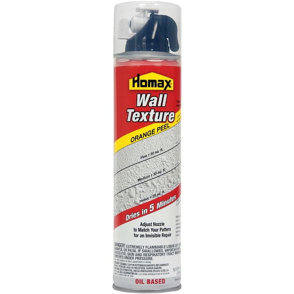 Homax Aerosol Wall Texture with Orange Peel Finish, Oil Based, 10 oz.