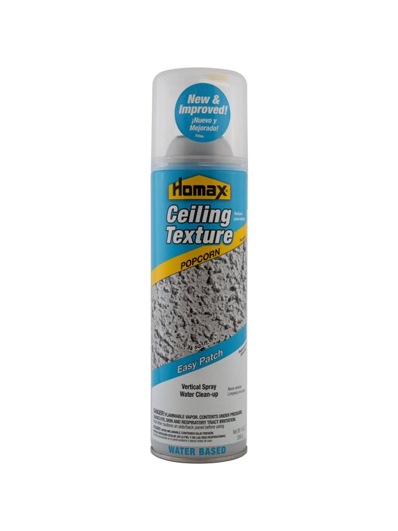 White Easy Patch Aerosol Popcorn Ceiling Texture, 14 ounce