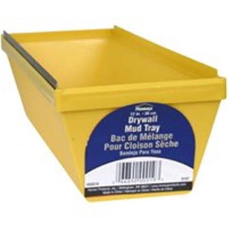 Homax Mud Pan with Steel Edge, 12 Inch