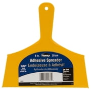 Homax Plastic Adhesive Spreader for Vinyl Flooring, 8", 3/32" Tooth