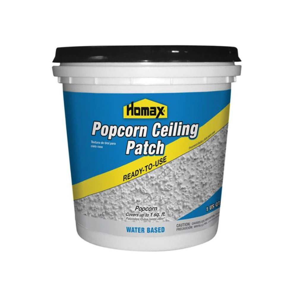 Homax Popcorn Ceiling Patch, Water Based, White, 1 Quart