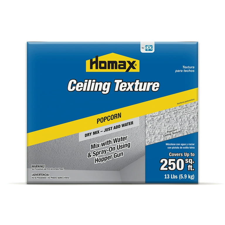 popcorn ファイル Homax Dry Mix Popcorn Ceiling Texture, 13 lbs. - Walmart.com