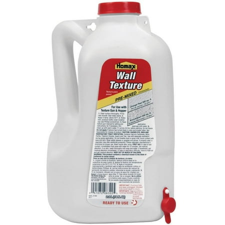 Homax Premixed Orange Peel or Knockdown Wall Texture for use with Texture Gun and Hopper , 2.2 Liter