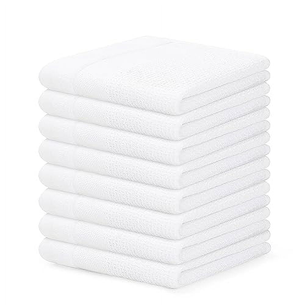 Homaxy 100% Cotton Dish Cloths, 12 x 12 Inches, Waffle Weave Super Soft and  Absorbent Dish Towels Quick Drying Dish Rags, 8 Pack, Black 
