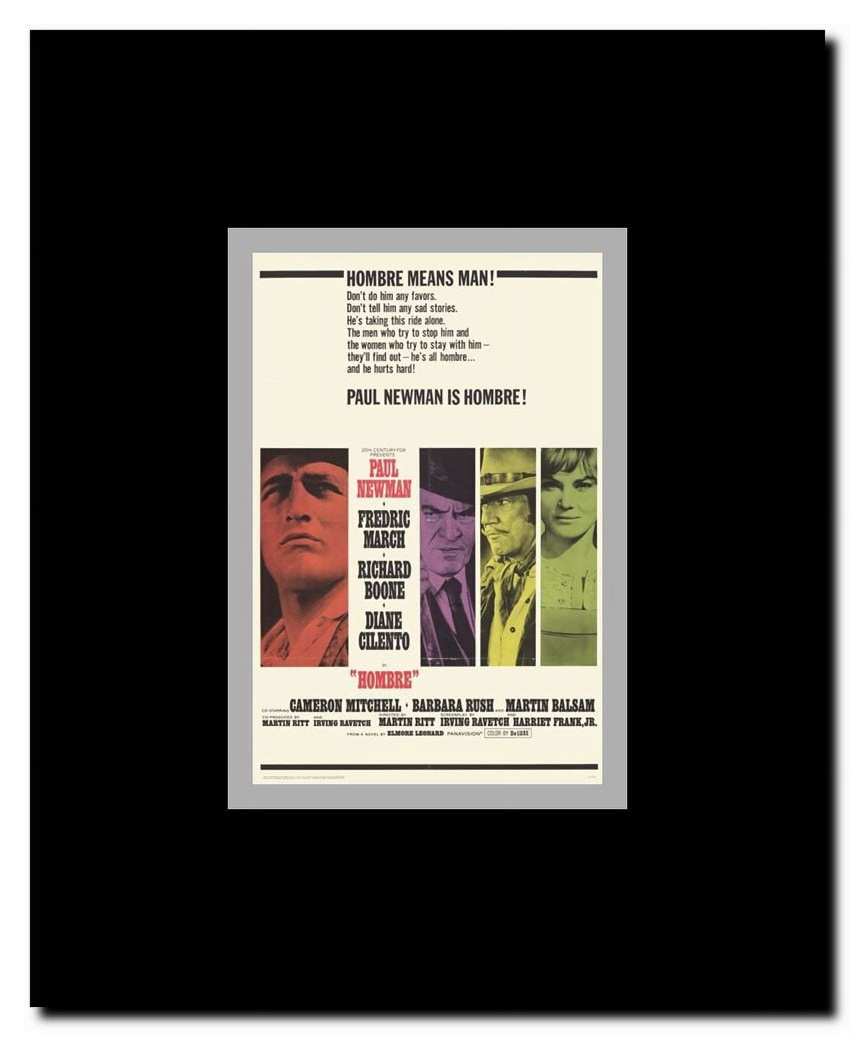 Hombre Framed Movie Poster