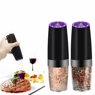 Electric Salt And Pepper Grinder Set Usb Rechargeable Electric Pepper Mill  Shakers Automatic Spice Steel Machine Kitchen Tool - Temu