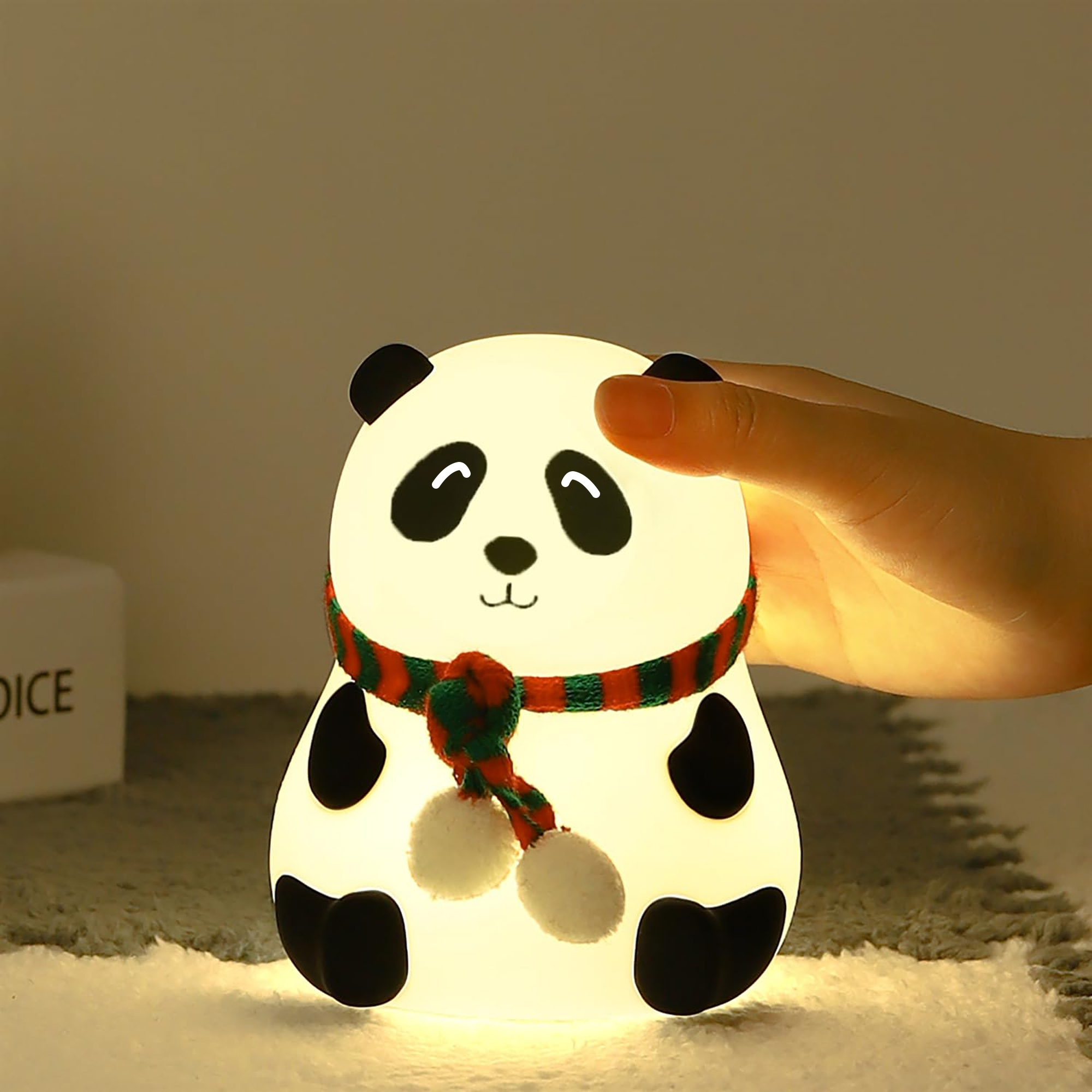 Homchum Panda LED Night Lights for Kids, Cool Animal Lamps, LED Lights