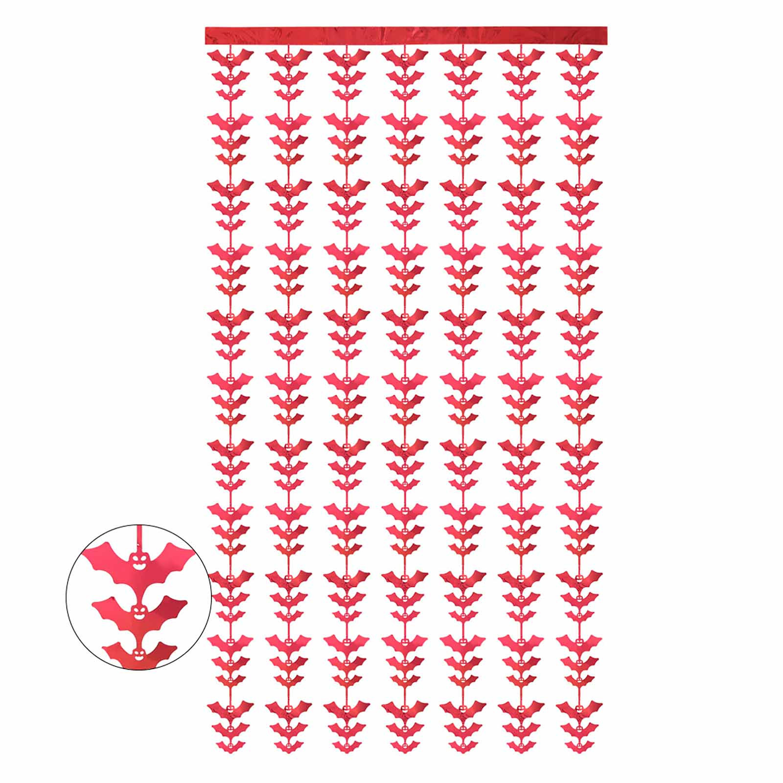 Homchy Halloween Decorations Halloween Rain Curtain Hanging Haunted