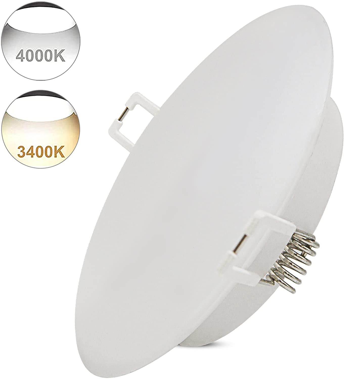 Facon 3 Inch LED RV Puck Light Full Aluminum Recessed Mount Down Light 12v Interior Light For Rv Motor Homes Camper Caravan Trailer Boat 1637130530325 0