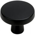 thumbnail image 1 of Homdiy 10 Pack Black Cabinet Knobs Kitchen Drawer Knobs Round Solid Cabinet Hardware, 1 of 6