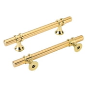 Homdiy 15Pack Gold Cabinet Pulls Brushed Brass Hardware Cabinet Handles Gold Drawer Pulls for Kitchen Cabinets, Dresser Drawers, 3inch Hole Center