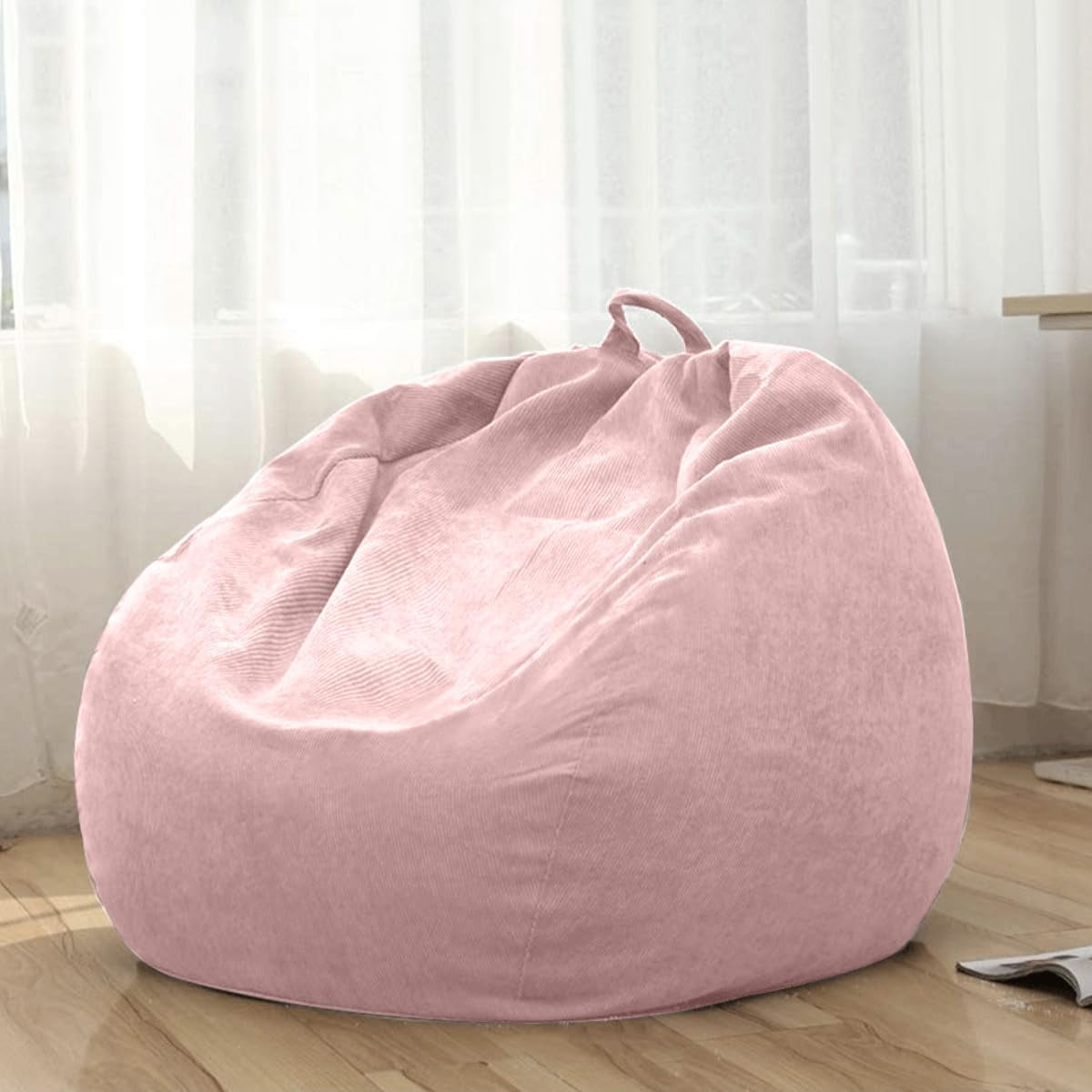 Homdox Bean Bag Sofa Without Filler, DIY Bean Bag for Home - Main Image