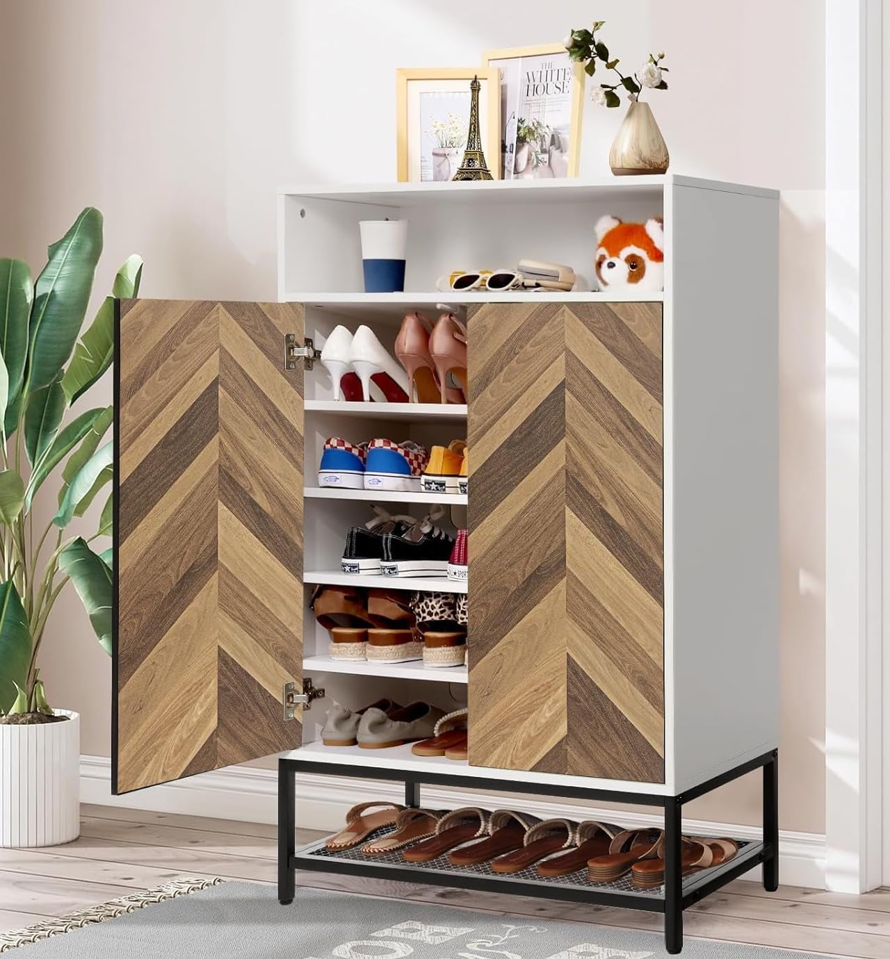 26 Pair Shoe Storage Cabinet