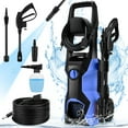 thumbnail image 1 of Homdox WD3800 Electric Pressure Washer, Portable 1.8GPM Power Washer, 1700W Power Washer Electric Powered with Adjustable Nozzle & 500ML Foam Cannon for Car Yard Driveway Garden, Blue, 1 of 7