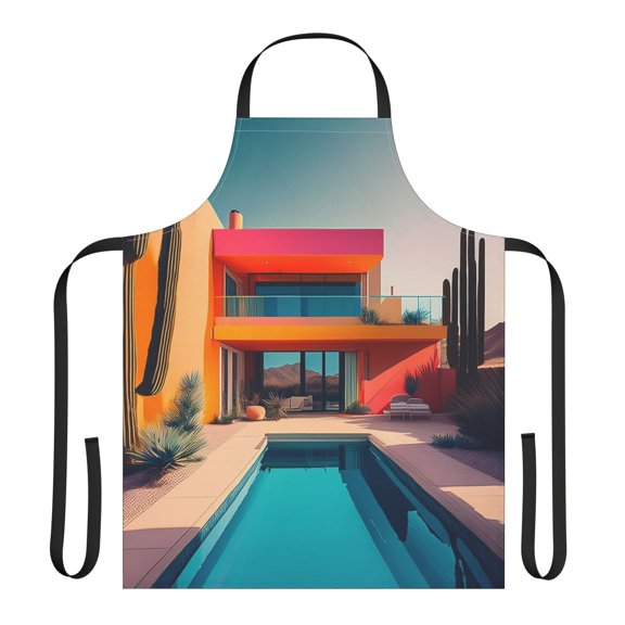 Home 100% Polyester Stain-resistant 31.5 x 25.6 | Art Print Canvas Apron 1