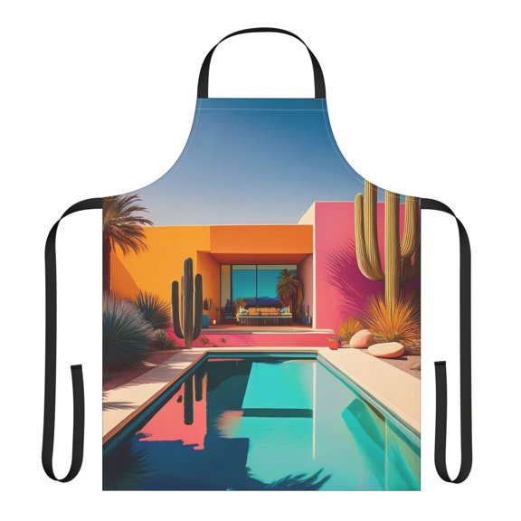Home 100% Polyester Stain-resistant 31.5 x 25.6 | Art Print Canvas Apron 2