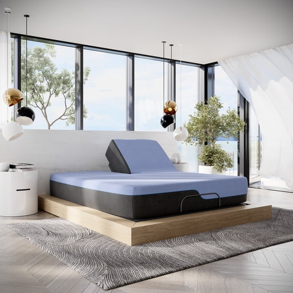 Home 12 inch Refresh Flex Head Hybrid Cooling Fast Responding Latex Foam and Coil Mattress, Queen Size