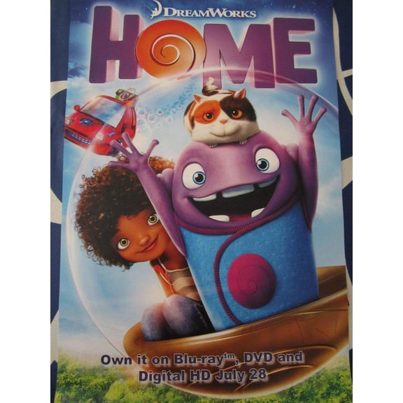 Home 2015 Comic-Con Dreamworks mini movie poster