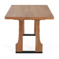 thumbnail image 1 of FunMay Multicolor Rectangular Dining Table, 4-Seater, Indoor, 1 of 6