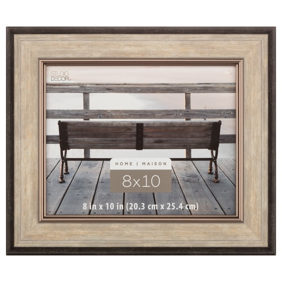 Home 8" x 10" Greige & Black Frame by Studio Decor