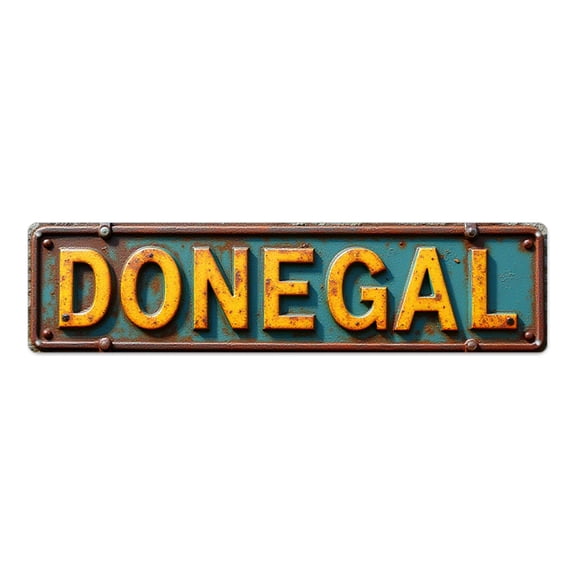 Home Accent 16*4 inches "DONEGAL" Weathered Look Classic Design tin signs