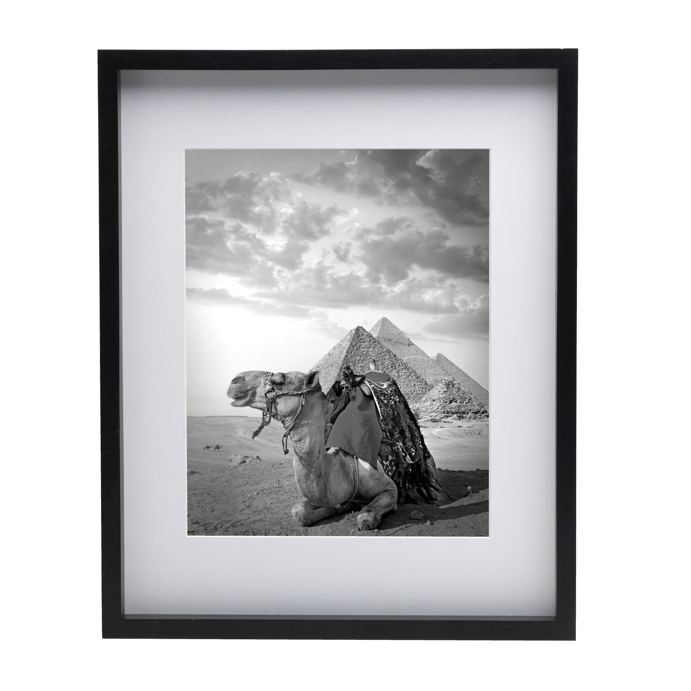 Home Accents Gallery Photo Frame, Displays 16X20 Photo without Mat and 11X14 Photo with Mat, Black