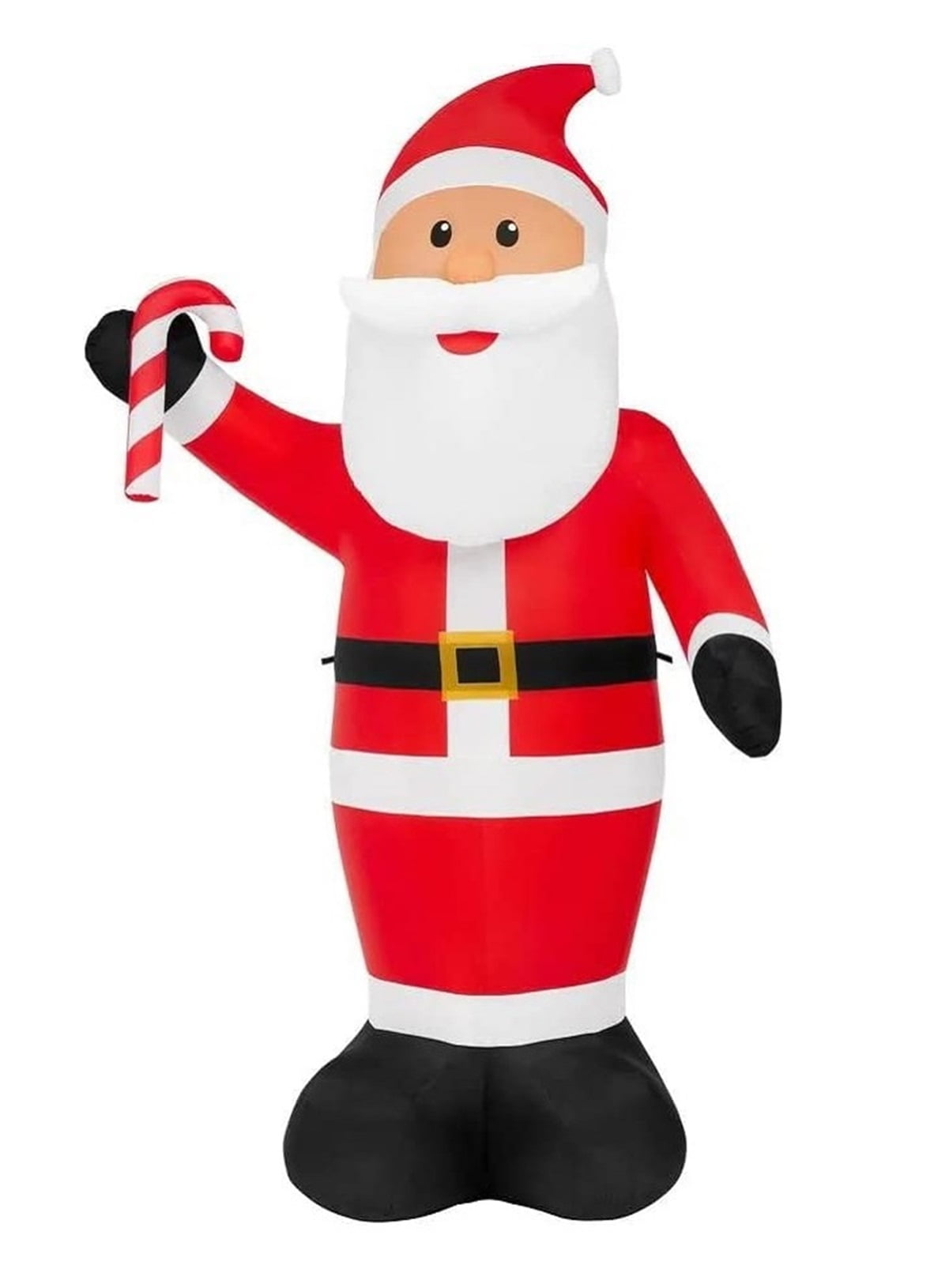 Home Accents Holiday 11FT LED Santa with Candy Cane Airblown Inflatable ...