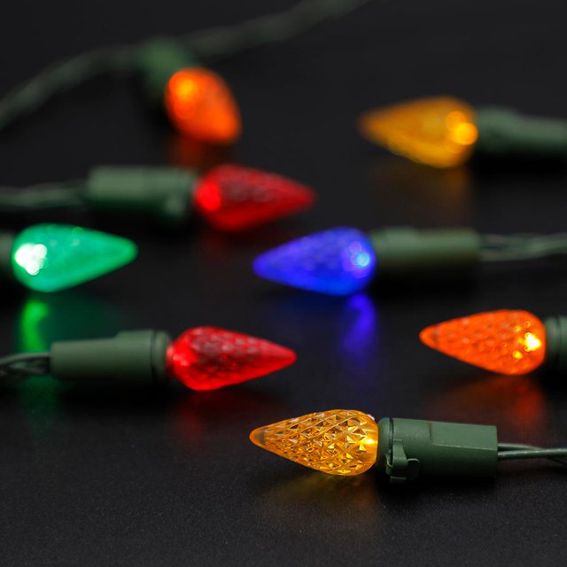 Home Accents Holiday 20Light LED MultiColor Battery Operated C3 LED