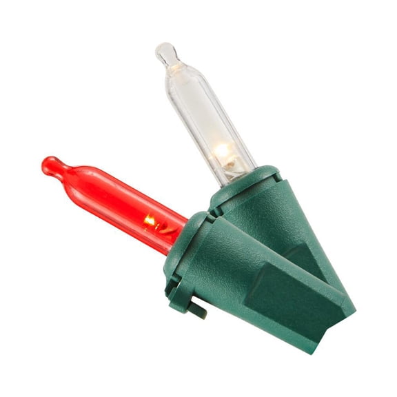 Home Accents Holiday 28.88 ft. 100-Light LED Mini Alternating Red and Warm White String Lights