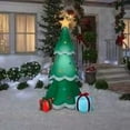 thumbnail image 1 of Home Accents Holiday 6.50 ft. Pre-Lit Life Size Inflatable Christmas Tree with Presents LED, 1 of 1