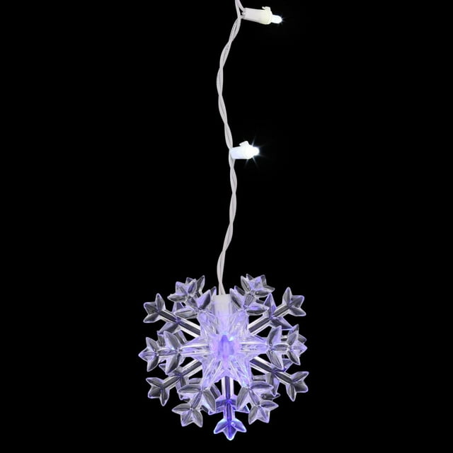 Home Accents Holiday 70Light LED White Dome with Snowflakes Icicle