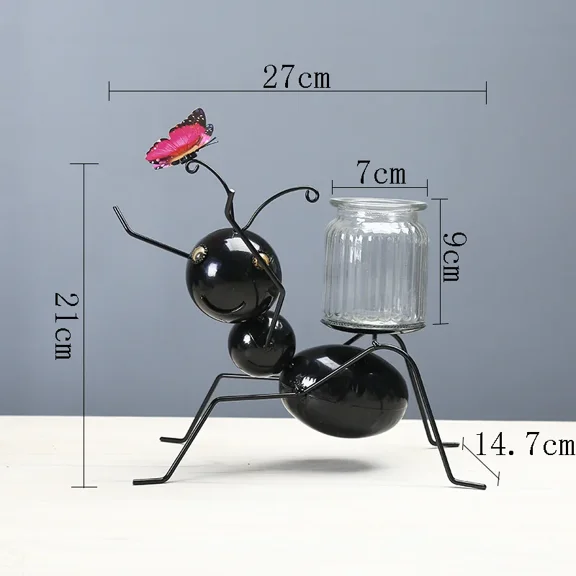 Home Accessories Indoor Copper Grass Iron Hydroponic Flower Pots Indoor Water Plants Green Plant Utensils Ornaments Plant Pots