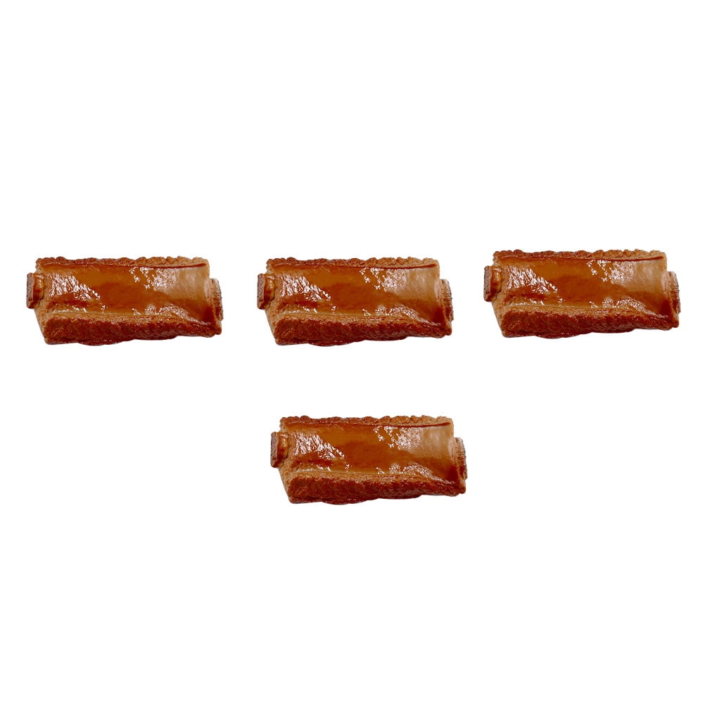 4pcs Real Looking Fake Food Meat Artificial Pork Steak Beef for Display