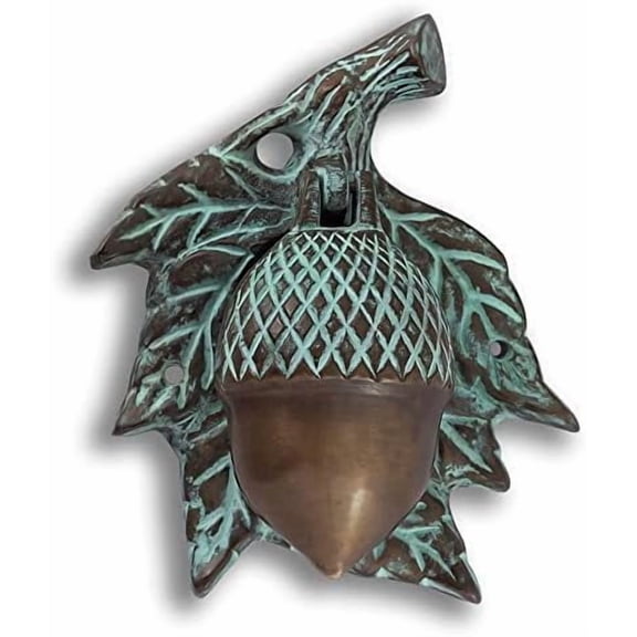 Home Acorn Door Knocker - Solid Brass Decorative Front Door Hardware$$Tools & Hardware Other