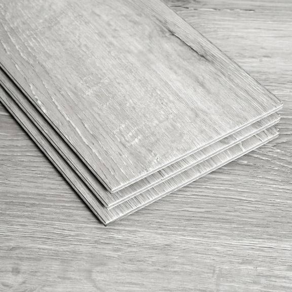 Home Aesthetics Interlocking Vinyl Flooring Planks 36" X 6", 14 Planks Covers 21