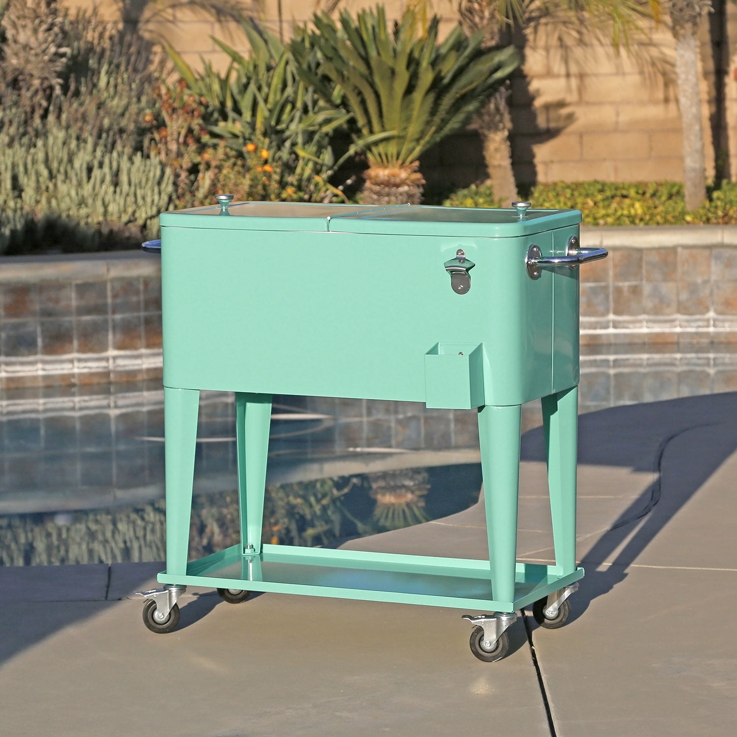 Retro hotsell rolling cooler
