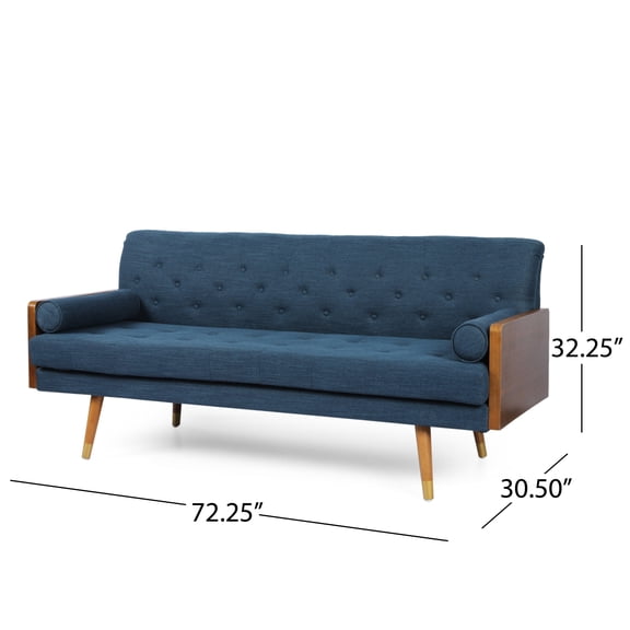 FunMay Multicolor Wood Sofa with Diamond Pattern, Adult