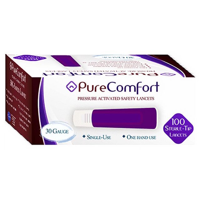 Home Aide 30G Pure Comfort Safety Lancets 100count