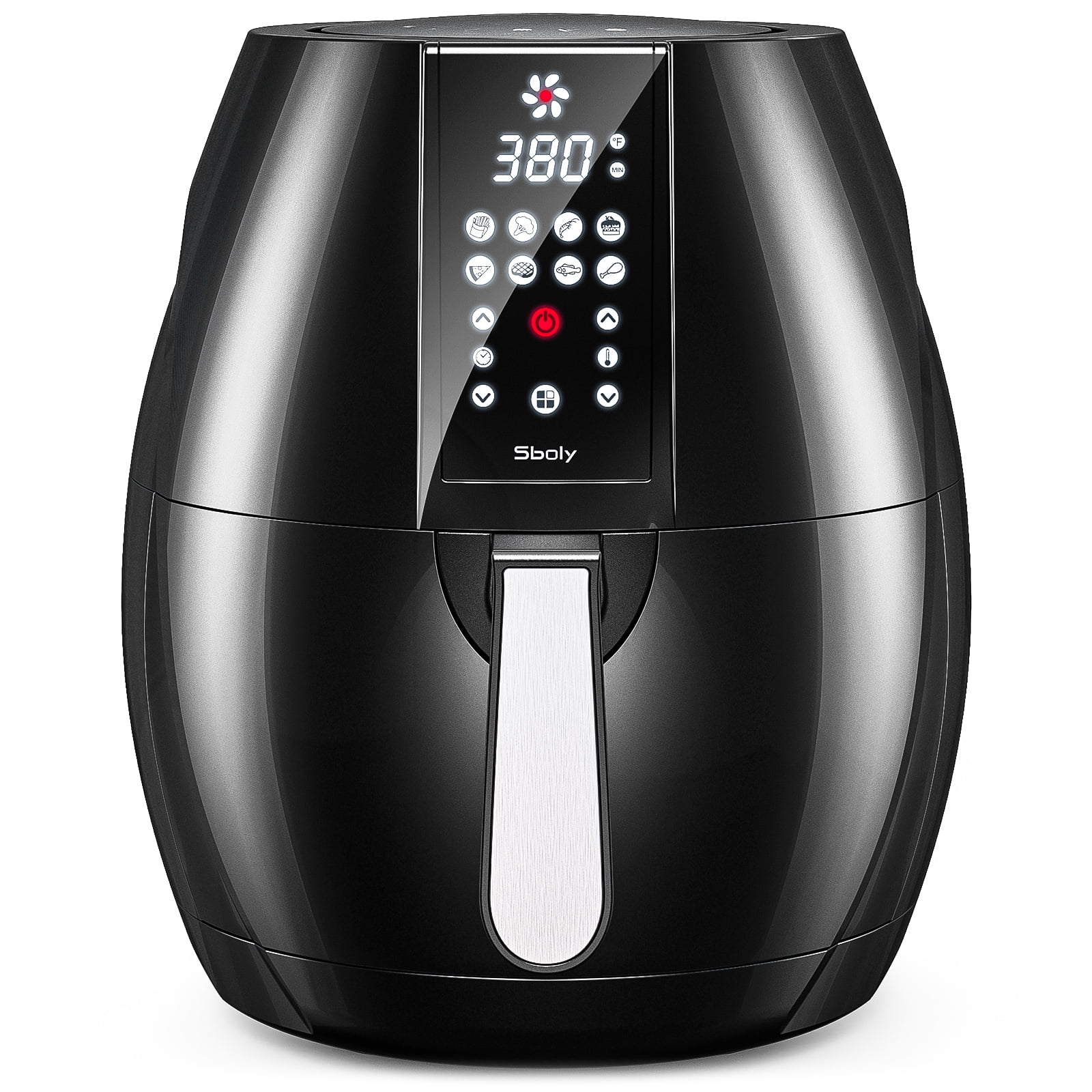 Iconites 6.8 Quart Air Fryer 8 in 1 Airfryer Oven on Sale 6.8 qt Black 14