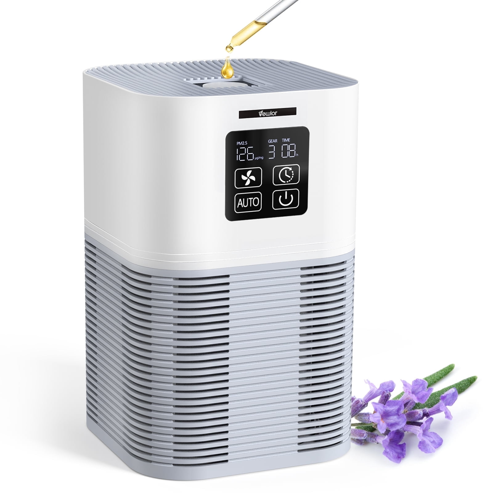 Airtok H13 Filtre de remplacement HEPA, Charbon actif à haute