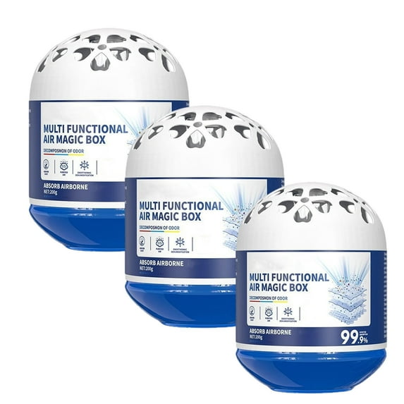 Home Air Purifying Magical Box – 120g Activated Charcoal Odor Absorber Dust Remover, Gel Lock, Long-Lasting Freshness for Rooms, Closets, Cars, and Bathrooms