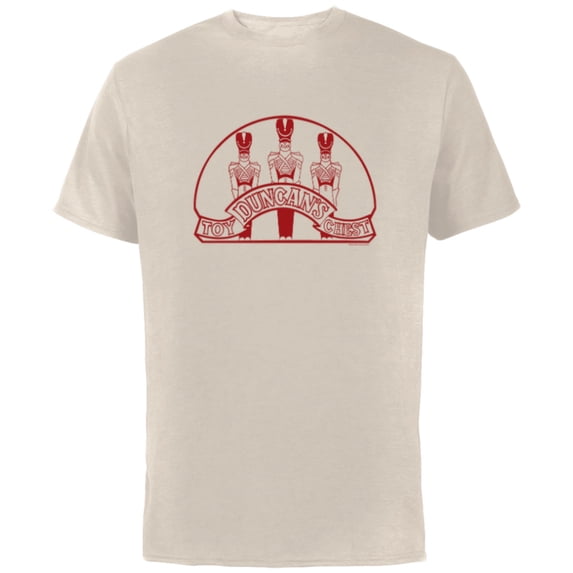 Home Alone 2 Christmas Duncan’s Toy Chest Sign Store Logo - Short Sleeve Cotton T-Shirt for Adults - Customized-Natural