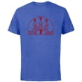 thumbnail image 1 of Home Alone 2 Christmas Duncan’s Toy Chest Sign Store Logo - Short Sleeve Cotton T-Shirt for Adults - Customized-Royal Heather, 1 of 5