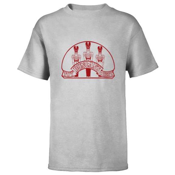 Home Alone 2 Christmas Duncan’s Toy Chest Sign Store Logo - Short Sleeve T-Shirt for Kids - Customized-Athletic Heather
