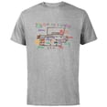 thumbnail image 1 of Home Alone 2 Christmas Kevin’s Drawing Operation Ho Ho Ho - Short Sleeve Cotton T-Shirt for Adults - Customized-Athletic Heather, 1 of 5