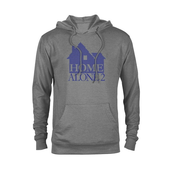 Home Alone 2 House Logo Holiday Christmas Sweater Pattern - Pullover Hoodie for Adults - Customized-Athletic Heather