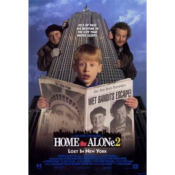 Home Alone 2: Lost in New York Movie POSTER 27" x 40" Style A