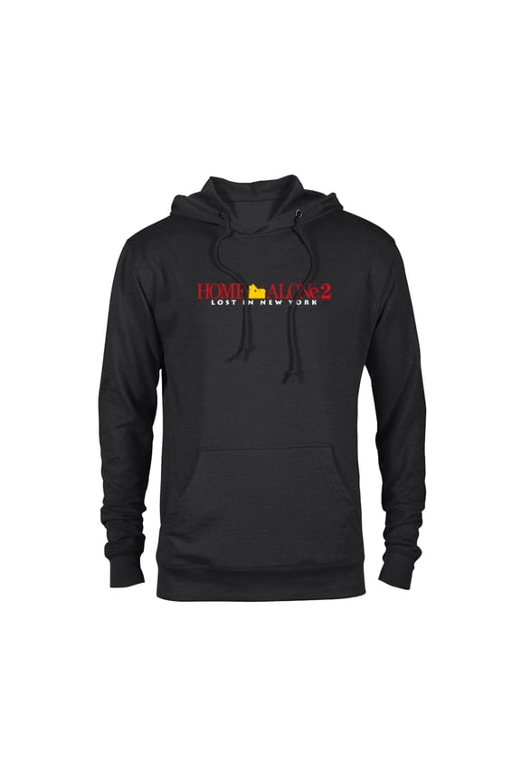 Home Alone 2: Lost in New York Official Movie Logo - Pullover Hoodie for Adults - Customized-Black