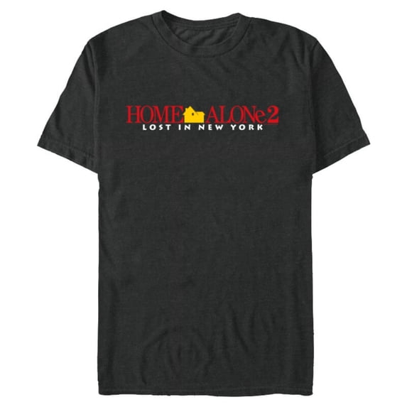 Home Alone 2: Lost in New York Official Movie Logo - Short Sleeve Blended T-Shirt for Adults - Customized-Dark Heather